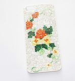 Inlaid Rhinestone Flower Back Cover for iPhone 5/5s (MB1056)