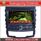 Car DVD Player for Pure Android 4.4 Car DVD Player with A9 CPU Capacitive Touch Screen GPS Bluetooth for Ssangyong Kolando (AD-7060)