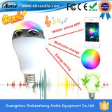 Smart Home CE RoHS LED Mini Bluetooth Speaker APP Control with Shaking Function