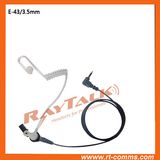 Professional Grade Listen Only Earpiece Use on Speaker Microphones.