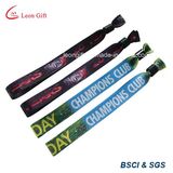 Printed Customized Polyester Sports Bracelet Wristband