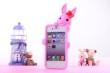 Top Quality Colorful Rabbit Silicone Mobile Phone Cover