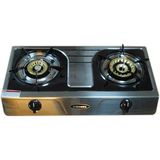 2 Burner Color Coated Stainless Steel Gas Burner