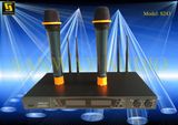 Double Channels UHF Cordless Microphone (8243)