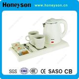 Hotel Double Body Designed Kettle Service Tray Set