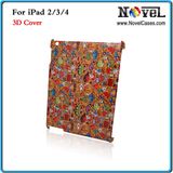 3D Sublimation Hard Plastic Case for iPad 2/3