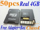 Class 4 Real 4GB Micro SD Card (4GB-TF-UJOYTECH)