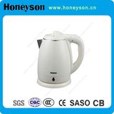 White Color Plastic Housing Electric Kettle for Hotel Use