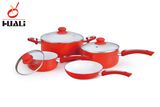 7-PCS Aluminium Ceramic Cookware