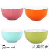 Ceramic Rice Color Glaze Bowls