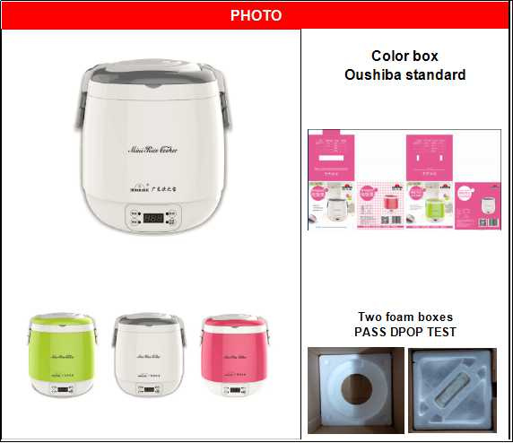 1.5L Detachable Micro-Computer Square Round Rice Cooker